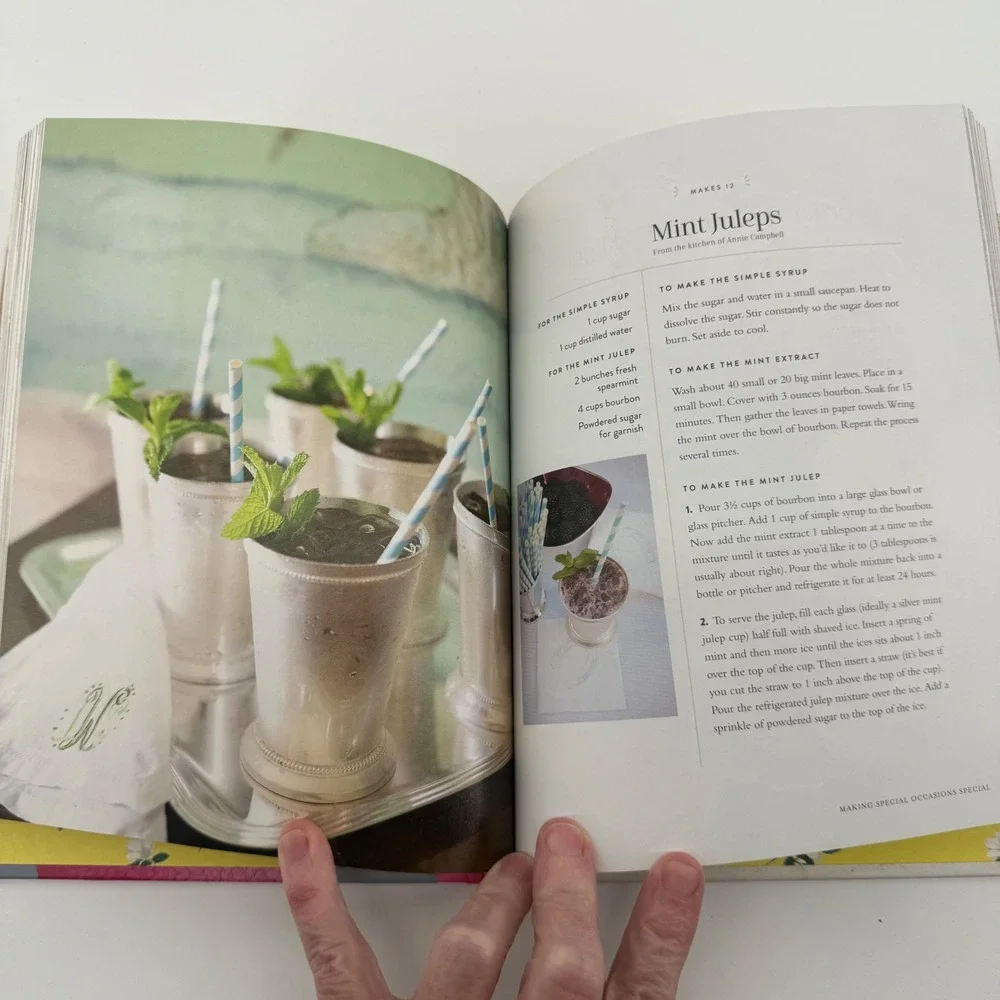 Reese Witherspoon Whiskey in a‎ Teacup Cookbook Hardcover Good Condition